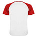 Indianapolis T-Shirt Unisex aus recyceltem Material, weiß / rot, 2XL
