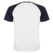 Indianapolis T-Shirt Unisex aus recyceltem Material, weiß / Navy Blue, L