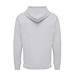 Iqoniq Abisko Zip-Kapuzenpullover aus recycelter Baumwolle, heather grey