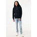 IQONIQ Elgon Quarter-Zip-Sweater aus rec. Baumwolle, schwarz, M