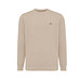 Iqoniq Etosha Lightweight Sweater aus recycelter Baumwolle, desert, S