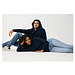 Iqoniq Etosha Lightweight Sweater aus recycelter Baumwolle, navy blau, S
