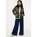 IQONIQ Maiko Damen Steppjacke aus recyceltem Polyester, khaki, M
