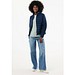 IQONIQ Maiko Damen Steppjacke aus recyceltem Polyester, navy blau, M