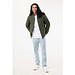 IQONIQ Maiko Herren Steppjacke aus recyceltem Polyester, khaki, L