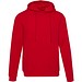 Jasper 280 g/m² Kapuzenpullover Unisex, rot, XS