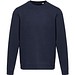 Jasper 280 g/m² Pullover mit Rundhalsausschnitt aus recycelter Bio Baumwolle (OCS), unisex, navy, 3XS