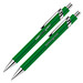 Metall-Kugelschreiber Faro, blaue Mine, grün