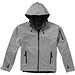 Slazenger™ Herren Softshell Jacke Match mit Kapuze, grau, L Slazenger™ Herren Softshell Jacke Match mit Kapuze, grau, L