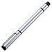 Metall-Duo Pen, schwarze Mine, silber