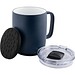 Metmaxx® Thermobecher Crema OfficeVibeThermo blau mit Deckel