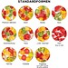 Minitüte, 10 g, kompostierbare Folie transparent, Trolli Weihnachtsmischung, inkl. Druck