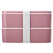MIYO Renew Doppel-Lunchbox, rosa