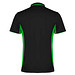 Montmelo Sport Poloshirt Unisex, schwarz / limone, 2XL