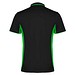Montmelo Sport Poloshirt Unisex, schwarz / limone, L