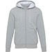 Natron 320 g/m² Sherpa-Kapuzenjacke mit Reißverschluss, heather grau, S