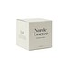 Nordic Essence Duftkerze klein, off white, dunkelbraun