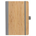 Notizbuch aus Bambus, grau