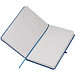 Notizbuch Happy, DIN A5, blanko, blau Notizbuch Happy, DIN A5, blanko, blau