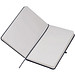 Notizbuch Happy, DIN A5, blanko, schwarz Notizbuch Happy, DIN A5, blanko, schwarz