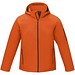 Notus wattierte Softshell Herrenjacke, orange, L