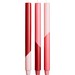 Originalhome Eden Diagonale Kerzen – 3er-Set, rot