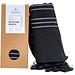 Originalhome Tuch 85 × 175 cm aus recyceltem Material, schwarz