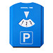 Parkscheibe Basic, blau, Deutsch-Englisch Parkscheibe Basic, blau, Deutsch-Englisch