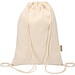 Peru Blend 180 g/m² Sportbeutel aus GRS recycelter Baumwolle 5L, natur