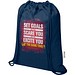 Peru Blend 180 g/m² Sportbeutel aus GRS recycelter Baumwolle 5L, navy