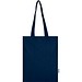 Peru Blend 180 g/m² Tragetasche aus GRS recycelter Baumwolle 7L, navy