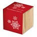 Pflanz-Holz, Standardmotiv, Frohe Weihnachten, 2 Seiten gelasert, Gravur