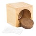Pflanz-Holz Star-Box mit Samen, Glücksklee