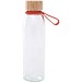 Porto 500 ml Glas-Flasche mit Silikongriff und Bambusdeckel, Brick