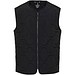 Quarz GRS-recycelte Thermoweste Unisex, schwarz, M