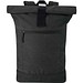 Recanvas 14” GRS recycelter Rolltop-Rucksack 16L, schwarz
