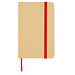 Reed A6 Hardcover Notizbuch, blanko, aus recyceltem Material, rot