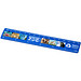 Refari 15 cm Lineal aus recyceltem Kunststoff, blau