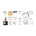 ROMINOX® Key Tool, Little Shopper - 14 Funktionen, silber