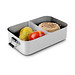 ROMINOX® Lunchbox Quadra XL, silber ROMINOX® Lunchbox Quadra XL, silber