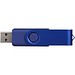 Rotate Metallic USB-Stick, blau, 2GB