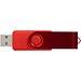 Rotate Metallic USB-Stick, dunkelrot, 1GB