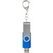 Rotate mit Schlüsselanhänger USB-Stick, mittelblau, 64GB