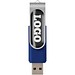 Rotate USB-Stick 3.0 mit Doming, blau, 32GB