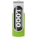 Rotate USB-Stick 3.0 mit Doming, limone, 128GB