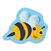 Samenpapier lustige Tierchen, Biene Brummi, 1-seit. Druck