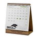 Samenpapier-Tischkalender, Rudbeckia, 1-seit. Druck