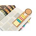 SAWYER. Büroset 3-in-1- aus 100 % Recyclingpapier mit runder Oberseite und schwarzem Aufdruck rundum, Natur