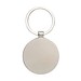 Schlüsselanhänger CIRCLE,braun, silber
