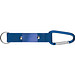 Schlüsselanhänger mit Karabiner und Plättchen aus Metall, blau Schlüsselanhänger mit Karabiner und Plättchen aus Metall, blau